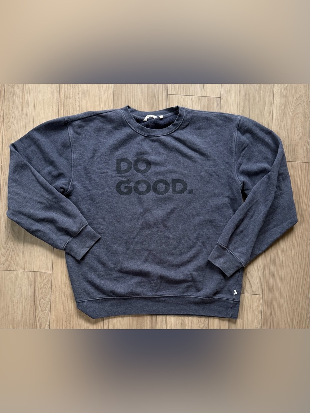 Cotopaxi Do Good Crewneck Sweatshirt Gray/Blue XL